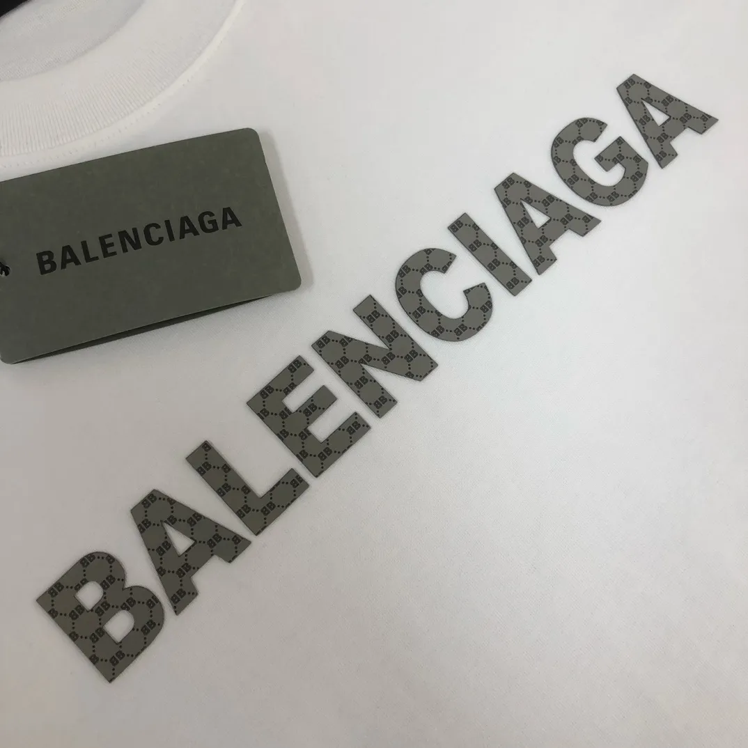 S💫BALEN*CIAGA 2026 New Arrival T ！270 ， ， ， ！ logo ！ Breathable！ ， Premium ， Versatile ！ ：Black White Size：M-XXXL